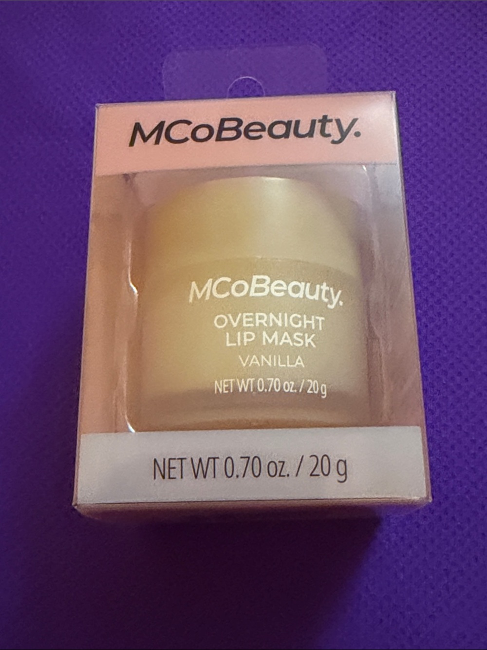 MCoBeauty Overnight Lip Mask - Vanilla (Cream)